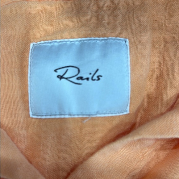Rails Orange Button-Down Shirt - Picture 3 of 3